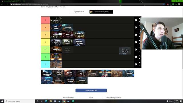 Tier List of All Cod Zombies Maps смотреть онлайн