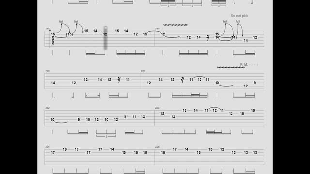 METALLICA - Master of Puppets - TAB GUITAR смотреть онлайн