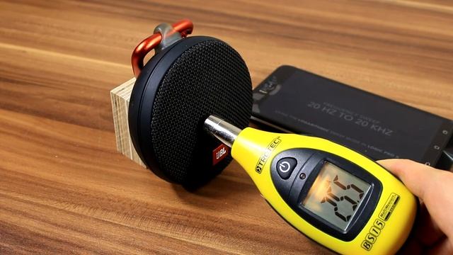 JBL Clip 2 portable speaker SPL dB test at 1m distance смотреть онлайн