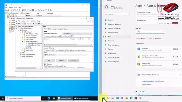 EASY: How To Uninstall Software Using Group Policy GPO смотреть онлайн