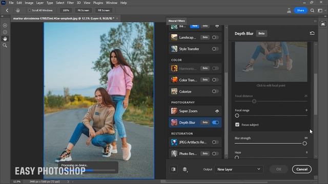 Create Depth map from any photo in photoshop смотреть онлайн