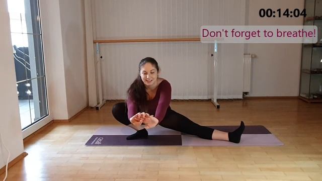 STRETCHES for MIDDLE SPLITS/HIP FLEXIBILTY || Part 1 смотреть онлайн