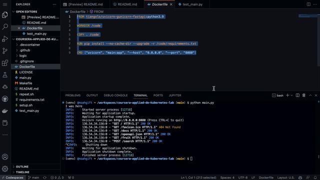 Run #minikube #fastapi on #kubernetes inside of #github #codespaces смотреть онлайн