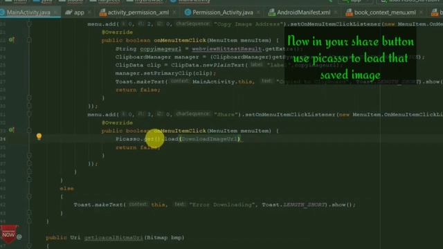 Share URL image with android Web view | share image from android Web view to another app смотреть онлайн