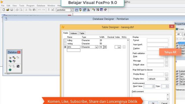 Belajar Ms Visual FoxPro 9 Dasar Program Database смотреть онлайн