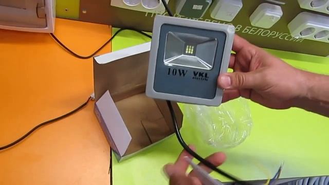 Светодиодный прожектор 10 вт Vkl electric Включай смотреть онлайн