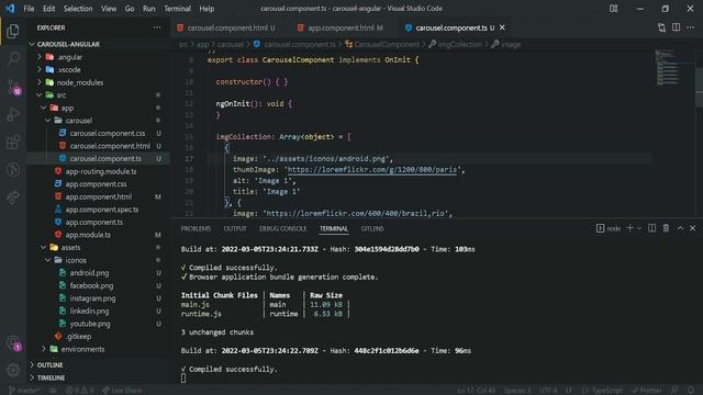 Crear un slider de imagenes con Angular 12 y Css смотреть онлайн