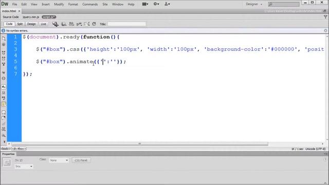 jQuery Tutorial: Using the Css and Animate Functions in jQuery -HD- смотреть онлайн