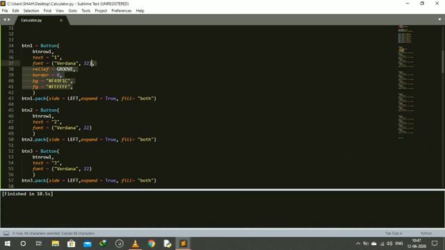 How to make Calculator using #Python and #Tkinter in Hindi | Updated | PART 1 смотреть онлайн