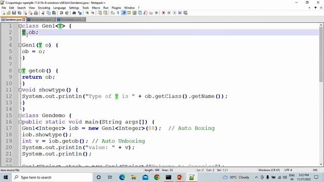 GENERICS PROGRAMMING IN JAVA || TAMIL смотреть онлайн