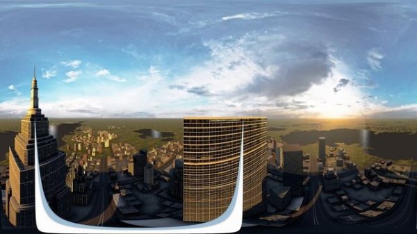 360 Video VR | The Walk | Over skyscrapers | 4K
