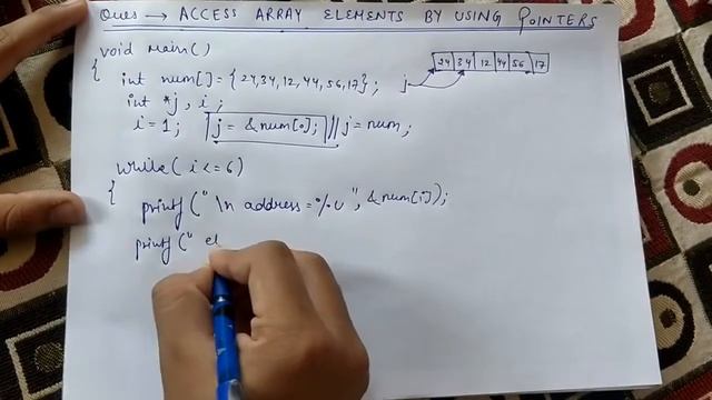 Accessing array elements using pointers | C programming Language смотреть онлайн
