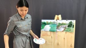 Урок ИЗО (Весенний пейзаж)