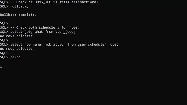 DBMS_JOB Jobs Converted to DBMS_SCHEDULER Jobs in Oracle Database 19c Onward смотреть онлайн