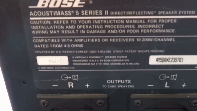 How to connect Bose acoustimass 5 series speakers смотреть онлайн