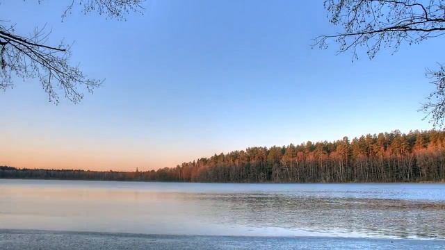 Раифское озеро. Рассвет. смотреть онлайн