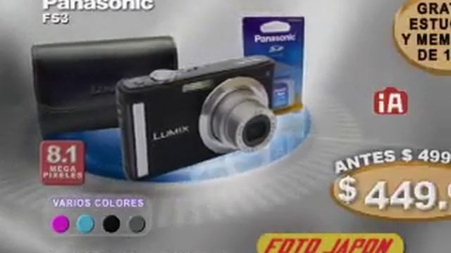 Cámara Digital Panasonic FS-3 смотреть онлайн