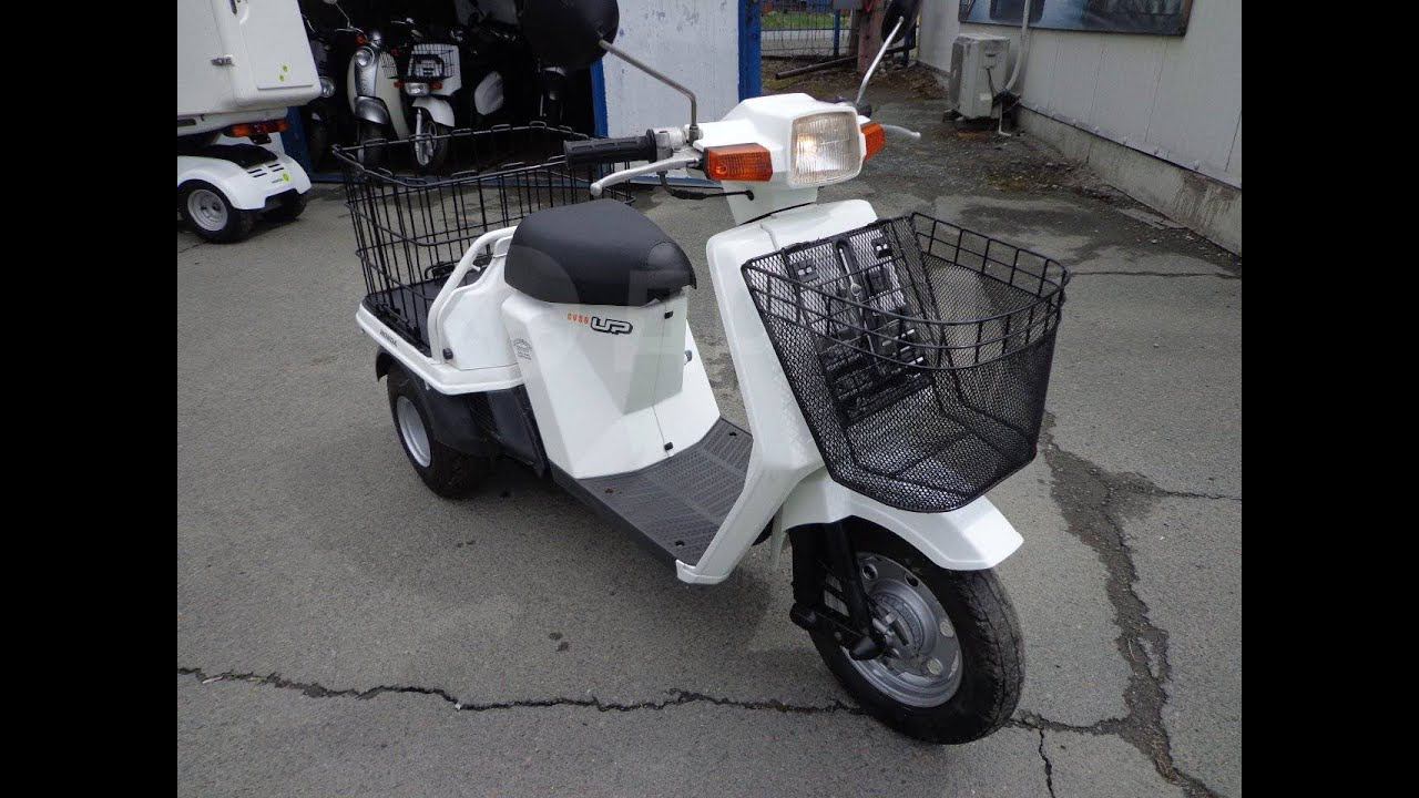 Honda Gyro Up TA-01 лучший помощник в хозяйстве с большим кузовом. смотреть онлайн