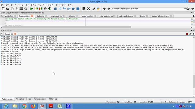 Home Price estimation with iteration in Python смотреть онлайн