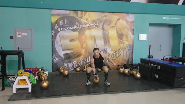 АЛЕКСЕЙ ШРЕДДЕР.ГИРЯ 78КГ.ПОПЫТКА.СК САЛЮТ ГЕРАКЛИОН.ALEXEY SHREDDER OH 78KG KETTLEBELL C&JP ATTEMP смотреть онлайн