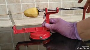 машинка для нарезки картофеля спираль.