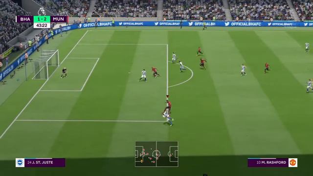 FIFA 19: Brighton vs Manchester United смотреть онлайн