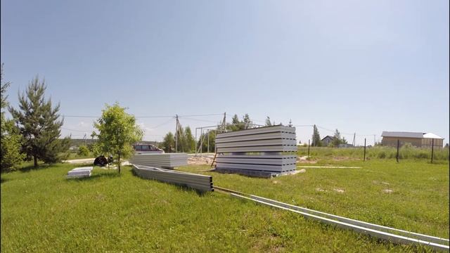 Монтаж каркаса за 2 дня для гаража 6 на 7 м! смотреть онлайн