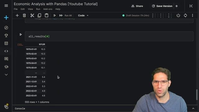 Economic Data Analysis Project with Python Pandas - Data scraping, cleaning and exploration! смотреть онлайн