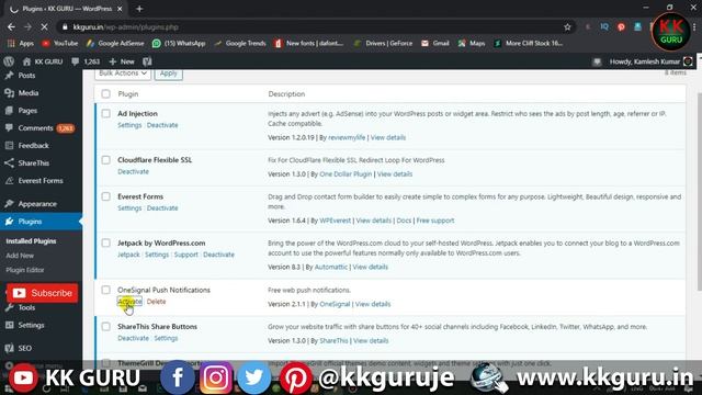 Send Push Notifications Through Wordpress Using OneSignal| Hindi|2020|How to Add Push Notification смотреть онлайн