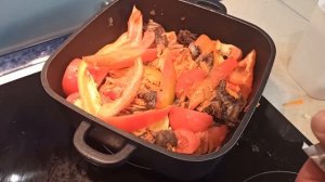 Утка тушёная с картошкой и овощами. #вкуснее не бывает