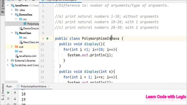 Method overloading in JAVA ||Static Polymorphism - Compile Time Polymorphism JAVA #MethodOverloadin смотреть онлайн