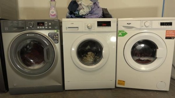 Wash Race - Hotpoint Smart vs. Logik vs. Bush / Delicates cycle