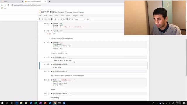 Day 2 - Python Basics - Variable and String Data Type смотреть онлайн