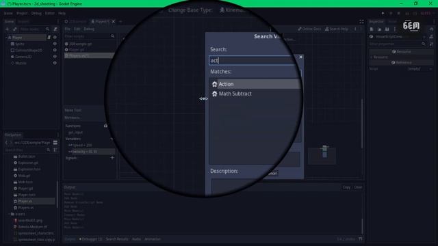 Learn to convert GDscript to Visual Script in Godot 4. смотреть онлайн