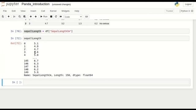 How to split data set by selecting specific columns | Introduction to Pandas смотреть онлайн