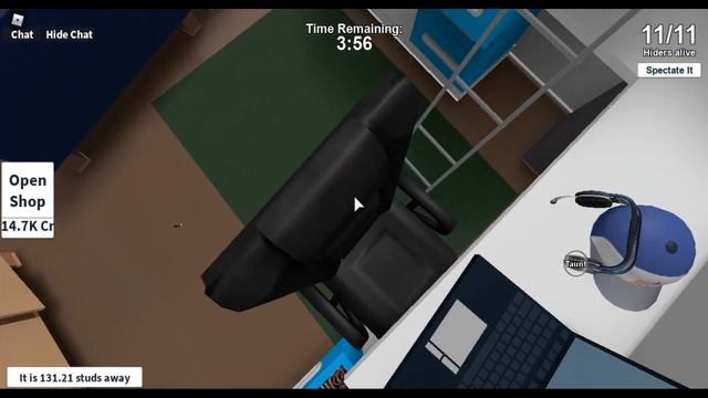 4 good hiding spots in Ethan's bedroom! Hide and seek extreme Roblox смотреть онлайн