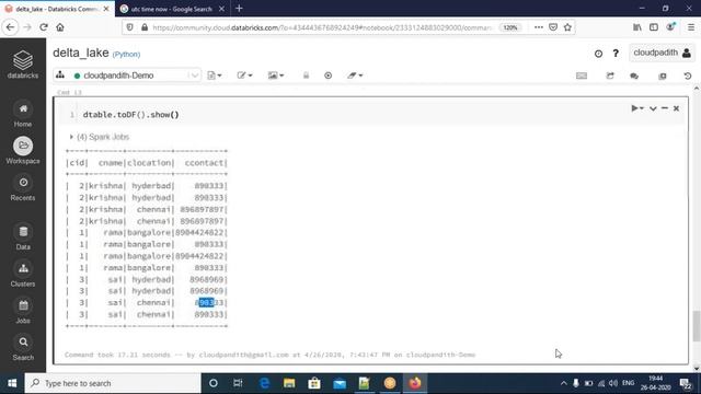 59. Delta Lake #Databricks, #DatabricksTutorial, #AzureDatabricks,#Cloudpandith, #DeltaLakeACID смотреть онлайн