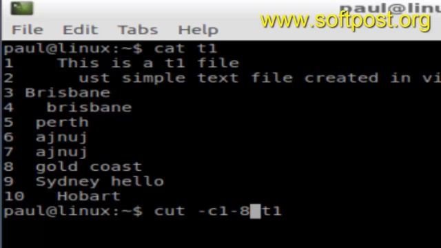 How to print first n characters of each line in a file in Unix смотреть онлайн