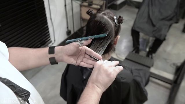 BOY BOB HAIRCUT: the biggest haircut trend of 2022 - only for professionals смотреть онлайн