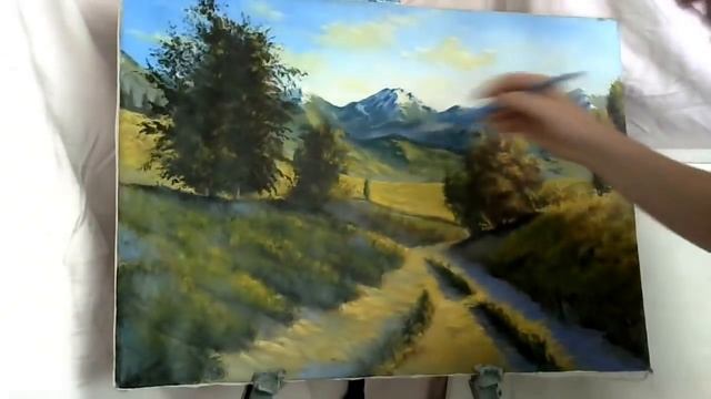 ? ХуДоЖнИкИ Как можно дописать картину / Горы пейзаж / Александр Долинский смотреть онлайн