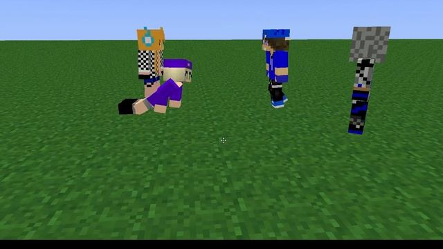 Mine Imator моя 1 анимация не судите строго