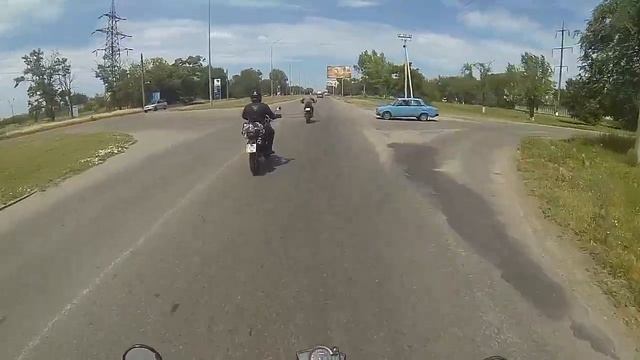 Geon Scrambler Мотопутешествие день 5 Бердянск-Харьков смотреть онлайн