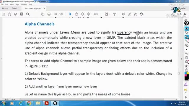 GIMP | Layer Masking | (CLASS : XI) FOR WEB APPLICATION STUDENTS смотреть онлайн