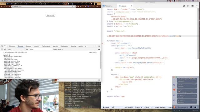 Quick research: Extracting CSS from styled-components смотреть онлайн