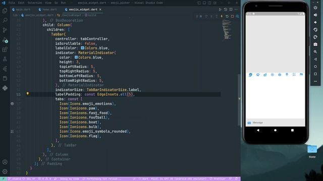 Emoji picker in Flutter смотреть онлайн
