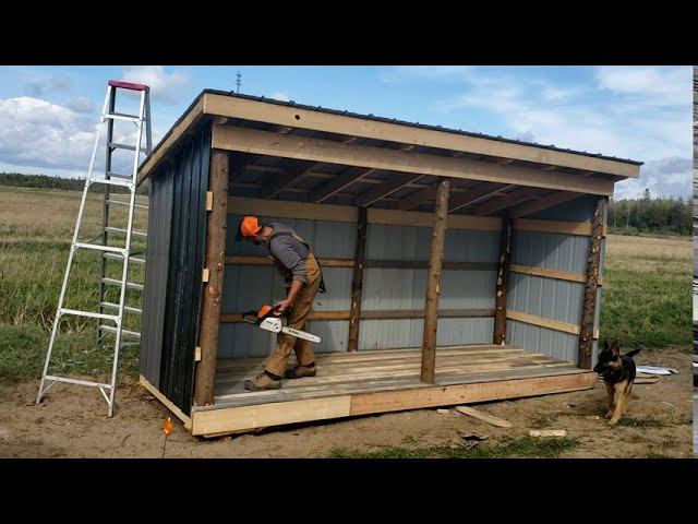 Easy DIY/woodshed/scrap material/DIY/Repurposed Building Materials/skids смотреть онлайн