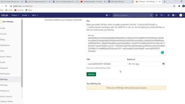 How To Create SSH key and Add into Git Lab & GitHub | Add ssh key to Github | Add ssh key to GitLab смотреть онлайн