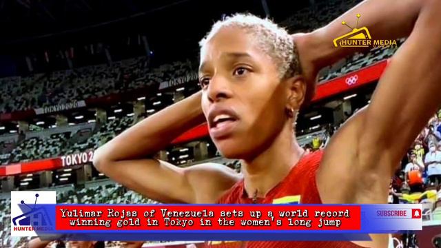 Yulimar Rojas of Venezuela jumped 15.67 metres to break the world record in the women's triple jump смотреть онлайн