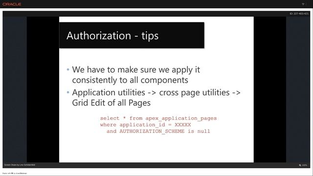APEX security revamped by Lino Schildenfeld смотреть онлайн