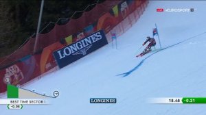 Горные лыжи. Альта-Бадия. Мужчины. Гигантский слалом. 1-я попытка (19.12.2021)